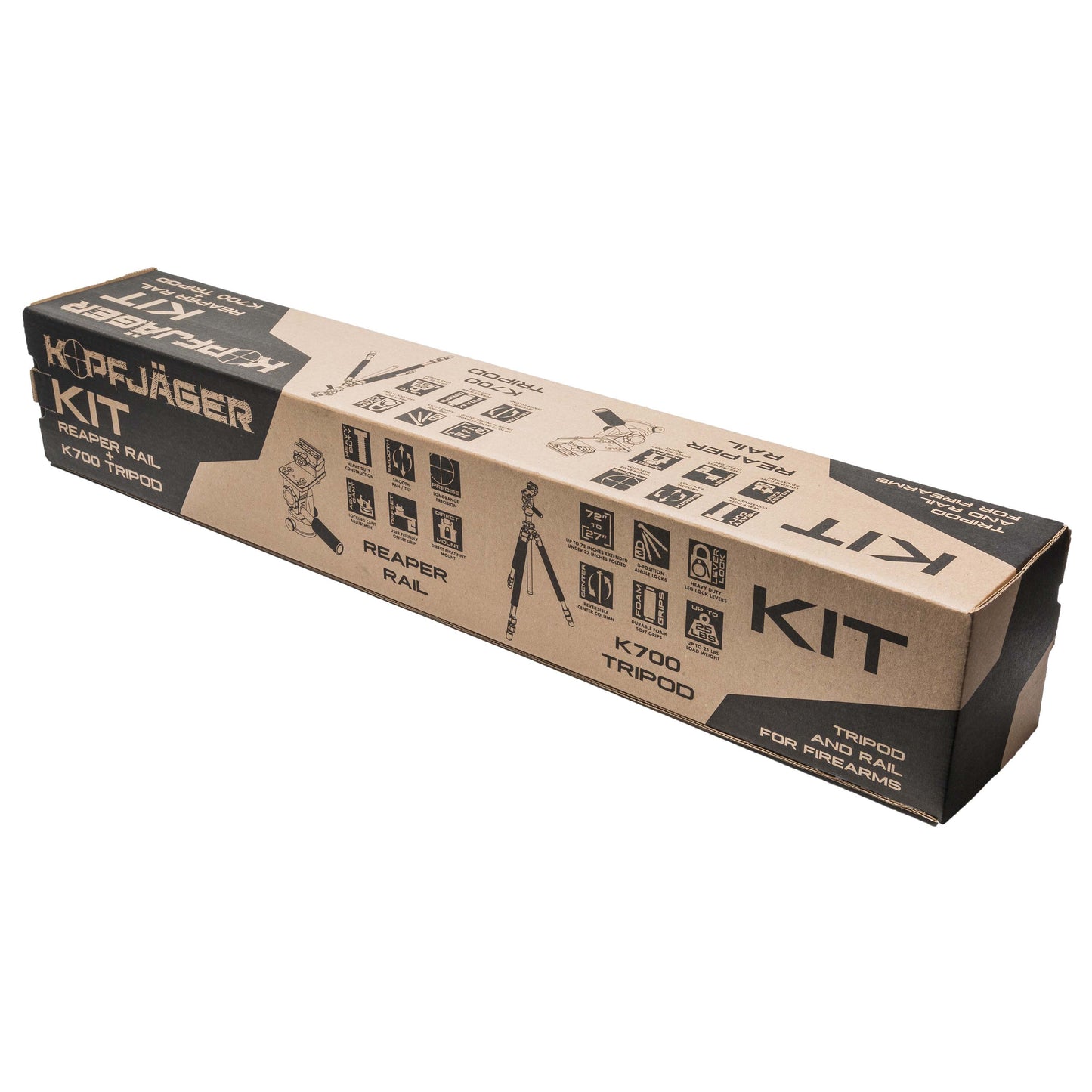 Trípode K700 AMT con riel Reaper